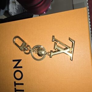Louis Vuitton Gold Keychain